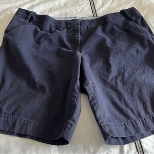 Lands End Comfort Waist Women's Navy Shorts